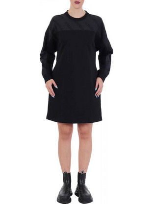 Karl Lagerfeld Mini Καθημερινό Φόρεμα Μαύρο 215W1351