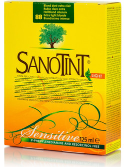 Sanotint Light 88 Ξανθό Πολύ Έντονο Φυτική Ημιμόνιμη Βαφή Μαλλιών Χωρίς Αμμωνία 125ml