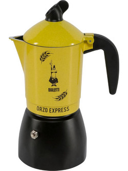 Bialetti Orzo Express Μπρίκι Espresso 4Cups Κίτρινο