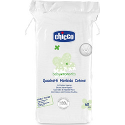 Chicco Baby Moments Μαντηλάκια από Μαλακό Βαμβάκι 60τμχ