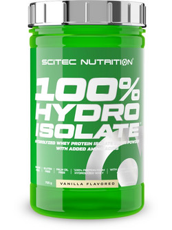 Scitec Nutrition 100% Hydro Isolate Vanilla Πρωτεΐνη Ορού Γάλακτος Γράμμωσης Χωρίς Γλουτένη 700gr