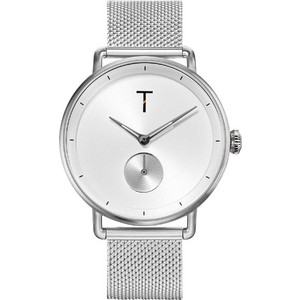 Tylor Retro Ανδρικό Ρολόι με Ασημί Μεταλλικό Μπρασελέ TLAH005