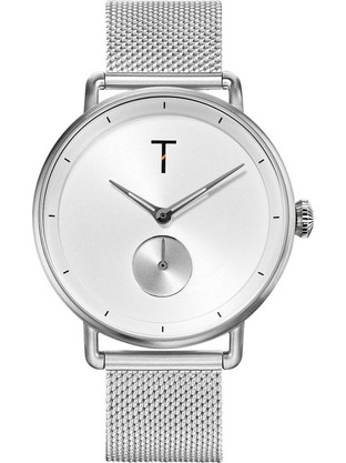 Tylor Retro Ανδρικό Ρολόι με Ασημί Μεταλλικό Μπρασελέ TLAH005