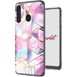 Ghostek Θήκη Stylish Scarlet Samsung Galaxy A21 - Pink Stardust (SCACAS047)