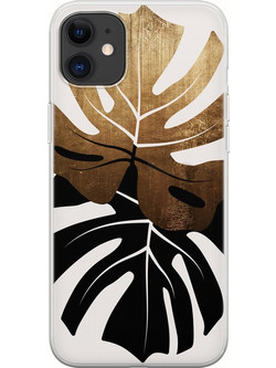 Θήκη Duet Of Monsteras iPhone 11 Flexible TPU (Διάφανη Σιλικόνη)