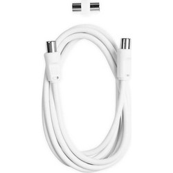 SBS Καλώδιο Κεραίας Coax Male to Coax Female 1.8m White