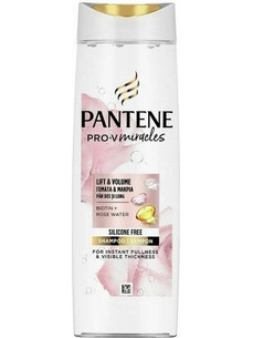 Pantene Pro V Miracles Biotin + Rose Water Σαμπουάν για Όγκο 300ml