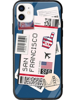 Θήκη Ticket To San Francisco iPhone 12 mini Groove TPU (Tempered Glass και TPU)