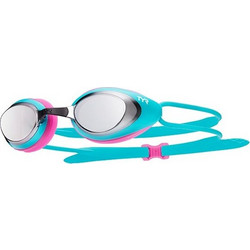 TYR Blackhawk Racing Women Mirrored Γυαλάκια Κολύμβησης Ενηλίκων Αντιθαμβωτικά Ροζ Γαλάζια