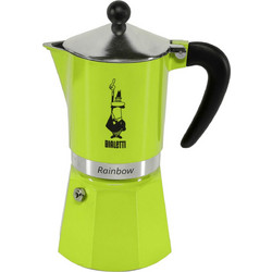 Bialetti Rainbow Μπρίκι Espresso 6Cups Πράσινο