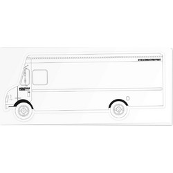 MONTANA CANS STICK TAG VAN STICKER PACK 16 X 8 CM