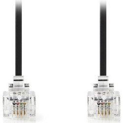 Telecom Cable RJ11 Male - RJ11 Male 5 m Black