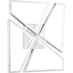 Φωτιστικό Οροφής Ondaluce Pl.Square/Pc-B.Co Λευκό