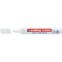 Μαρκαδόρος Κιμωλίας Edding 4095 Λευκό 2-3mm