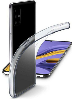 Cellular Line Rubber Fine Back Cover Transparent (Galaxy A51)