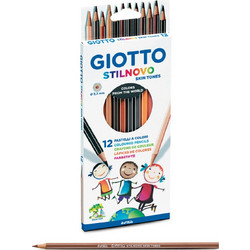 Giotto Stilnovo Skin Tones Ξυλομπογιές Σετ 12τμχ