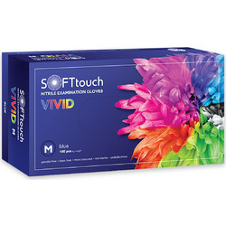 Bournas Medicals Soft Touch Vivid Νιτριλίου Μπλε 100τμχ