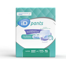 iD Pants Super XXLarge Πάνες Ακράτειας 7 Σταγόνες 12τμχ