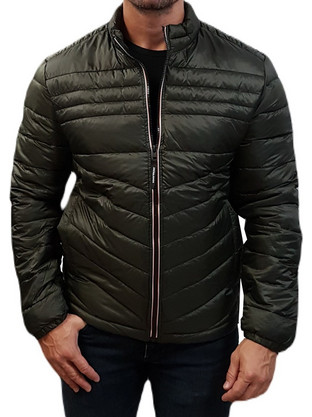 Jack & Jones Ανδρικό Μπουφάν Χειμωνιάτικο Puffer Χακί 12211788