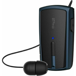 iPro RH120 Ακουστικό Bluetooth In Ear Πέτου Black Blue
