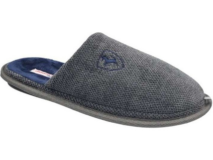 Adam's Χειμερινές Ανδρικές Παντόφλες Γκρι 895-22510