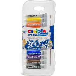 Carioca Τέμπερες 7.5ml 12τμχ Πολύχρωμο Carioca Τέμπερες 7.5ml 12τμχ Πολύχρωμο