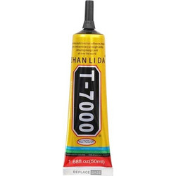 Κόλλα Σιλικόνης για Μηχανισμούς Αφής Zhanlida T-7000 (50 ml) και Πολλαπλών Χρήσεων Μαύρη