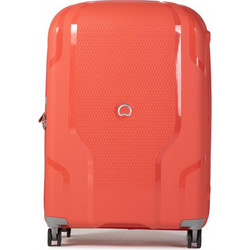 Delsey Clavel Βαλίτσα Μεσαία 70.5x47x28.5cm με 4 Ρόδες Πορτοκαλί