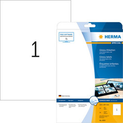 Αυτοκόλλητες Ετικέτες Herma 210x297 25-Sheets (4909)