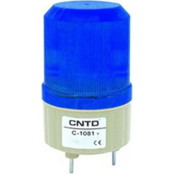 Φάρος LED FLASHING 230VAC 89x134mm Μπλέ C-1081 CNTD