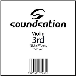 Soundsation SV706-3 Χορδή Βιολιού D Nickel Plated Steel