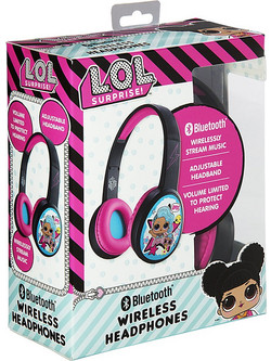 eKids LOL! Surprise Remix Ενσύρματα & Ασύρματα Bluetooth Παιδικά Ακουστικά On Ear Black Pink