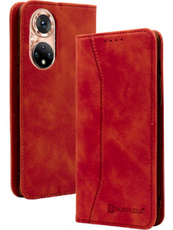 Bodycell Θήκη - Πορτοφόλι Honor 50 - Red (5206015059650)
