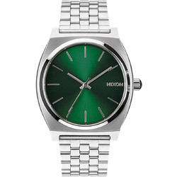 Nixon Time Teller Ανδρικό Ρολόι με Ασημί Μεταλλικό Μπρασελέ A045-1696-00
