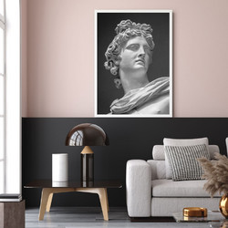 ΑΦΙΣΑ WALL-DESIGN APOLLO BELVEDERE 49508 (PVC/PLEXIGLASS ΑΣΠΡΗ ΚΟΡΝΙΖΑ) 30x40cm