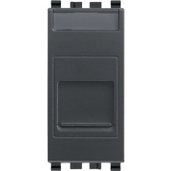 Πρίζα RJ45 CAT6 UTP και Κάλυμμα Γκρί Eikon