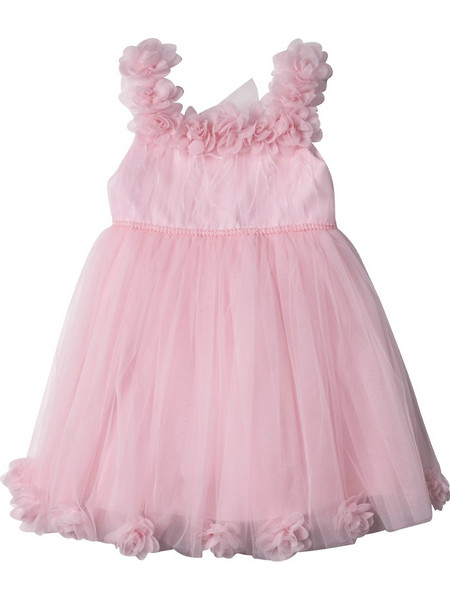 Παιδικό αμπιγέ φόρεμα για κορίτσια Εvelin κουφετι