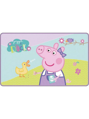 Peppa Pig Παιδικό Χαλί Fleece από Πολυεστέρα, 45x75 cm - Aria Trade
