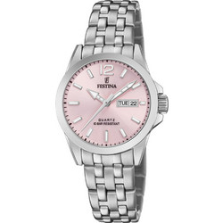 Festina Γυναικείο Ρολόι με Ασημί Μεταλλικό Μπρασελέ F20455/2