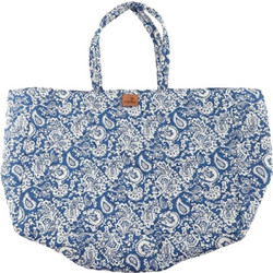 Τσάντα Ώμου Marilou Cotton Woven Bag 50x34x19cm BDS-1822-BLUE Γυναικείο