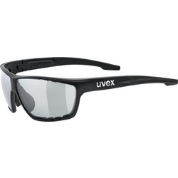 Uvex Sportstyle 706 S53.2.018.2290 Αθλητικά Γυαλιά Ηλίου Ορθογώνια Κοκάλινα Μαύρα με Γκρι Polarized Φακό