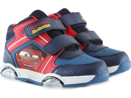 Disney Cars Παιδικά Sneakers Μποτάκια με Φωτάκια Navy Μπλε D5010156S-0040