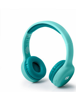 Muse M-215BT Ασύρματα Bluetooth Παιδικά Ακουστικά On Ear Γαλάζια