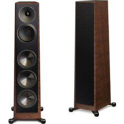 Paradigm Founder 120H Ζεύγος Ηχείων Hi-Fi Δαπέδου 300W 3 Δρόμων Black Walnut