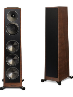 Paradigm Founder 120H Ζεύγος Ηχείων Hi-Fi Δαπέδου 300W 3 Δρόμων Black Walnut