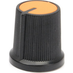 Orange Control Rotary Knob for 6mm Shaft Potentiometer