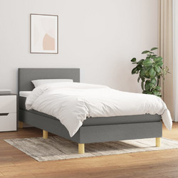 vidaXL Κρεβάτι Boxspring με Στρώμα 100x200cm 3140434