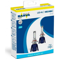 NARVA NARVA HB3/4 LED Range Power 12/24V 6000K - 18014 (2τμχ) 18014