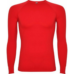Roly Prime Shirt CA0365-60 Ισοθερμική Μπλούζα Κόκκινη