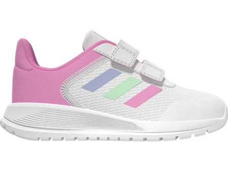 Adidas Tensaur 2.0 Παιδικά Αθλητικά Παπούτσια για Τρέξιμο Άσπρα Ροζ HP6154